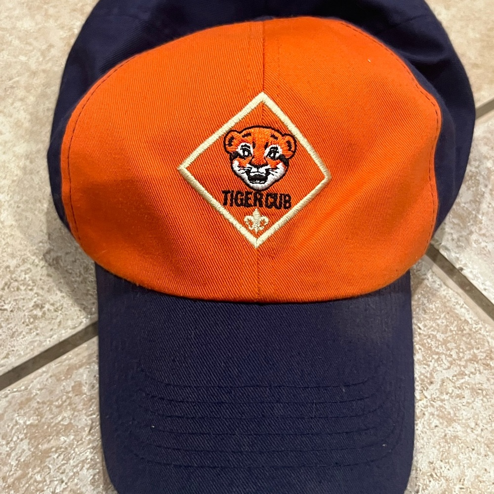 Cub scouts Orange and Navy Tiger Cub Cap